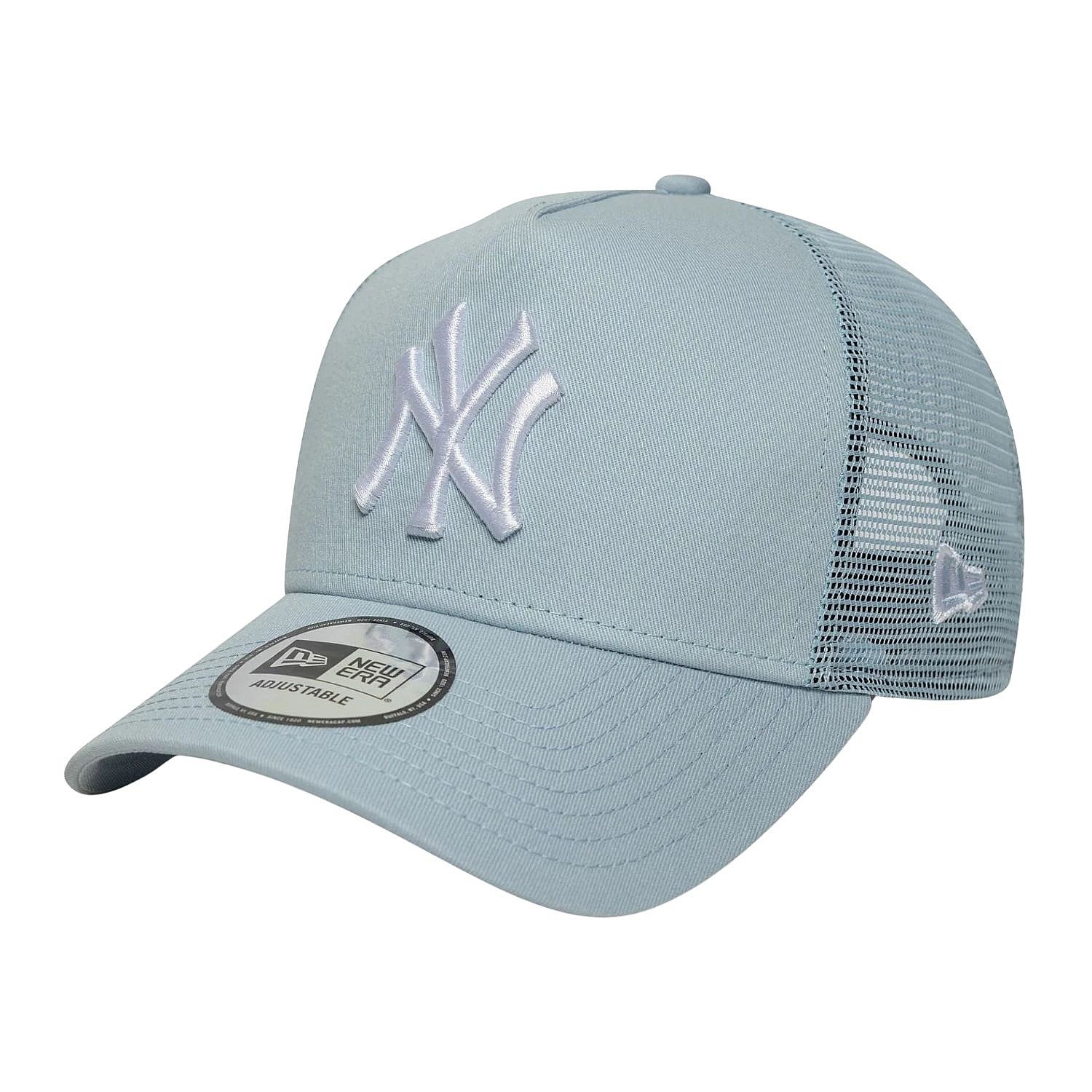 casquette New Era 9FO AF League Ess.Trucker MLB New York Yankees - Pastel Blue/White - men´s