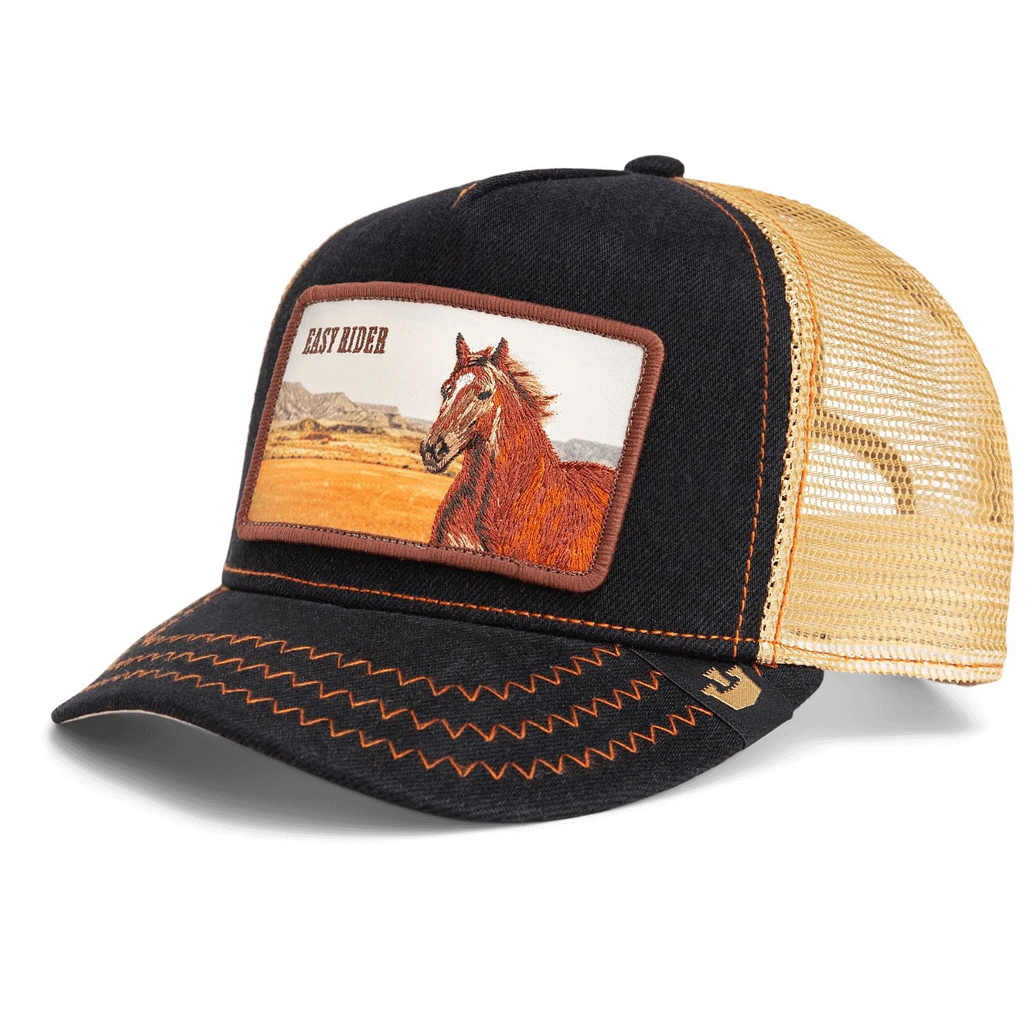 šiltovka Goorin Bros. Easy Rider Trucker - Black