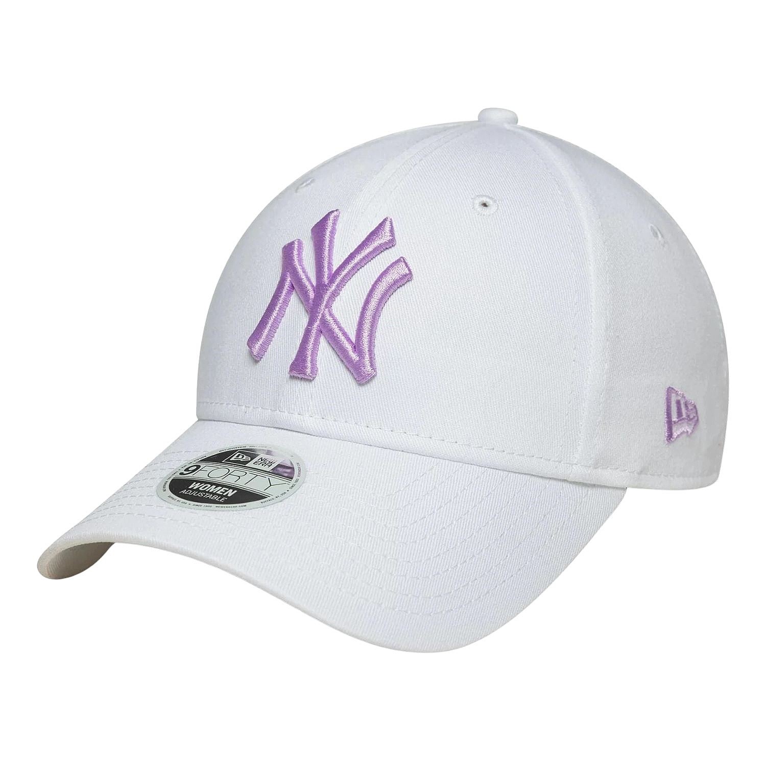 casquette New Era 9FO League Essential MLB New York Yankees - White/Pastel Lilac - women´s