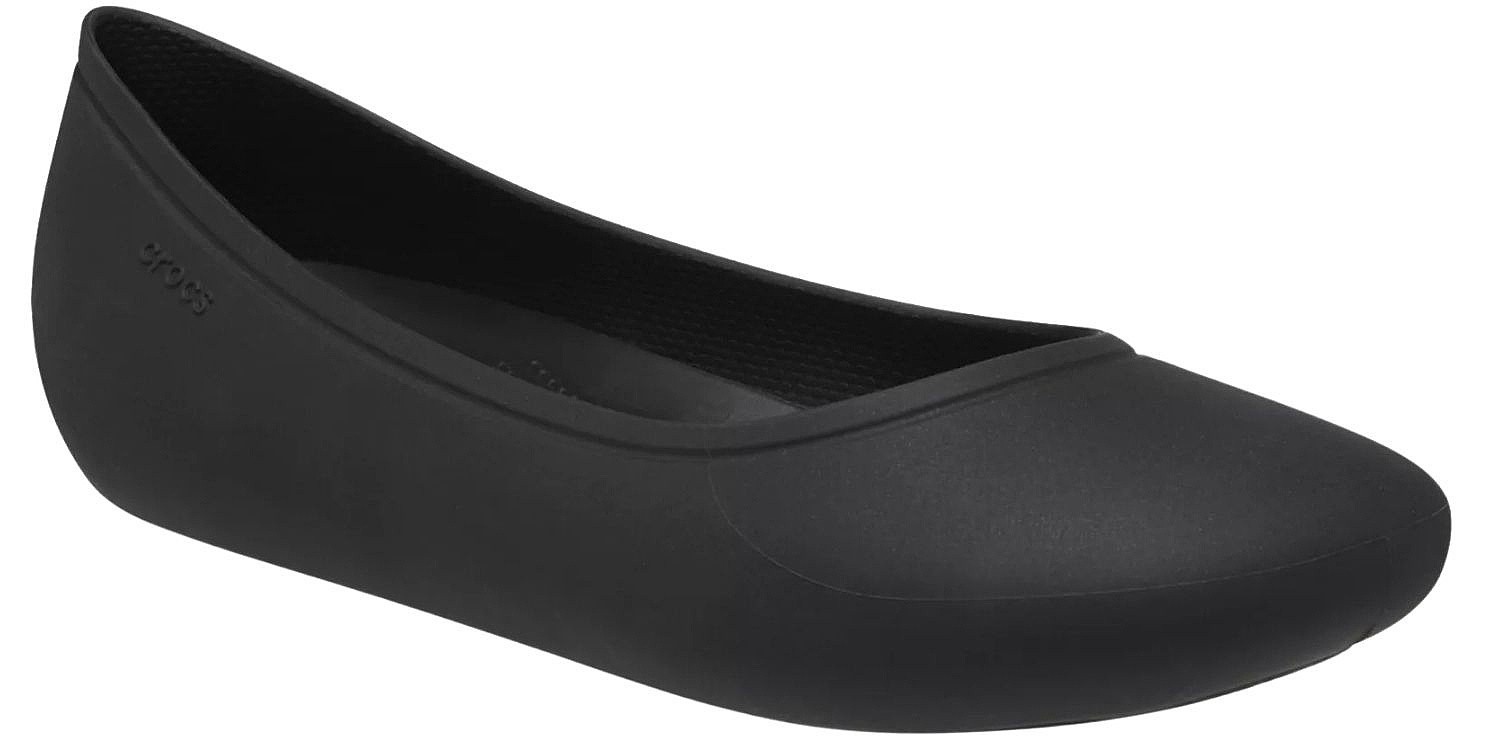 sko Crocs Brooklyn Flat - Black - women´s