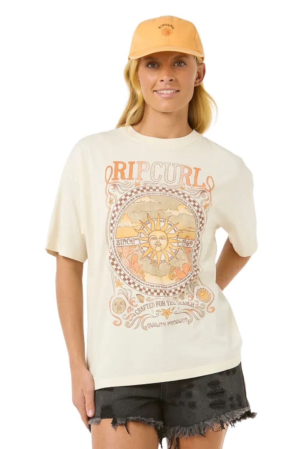 tričko Rip Curl Luna Heritage - Bone - women´s