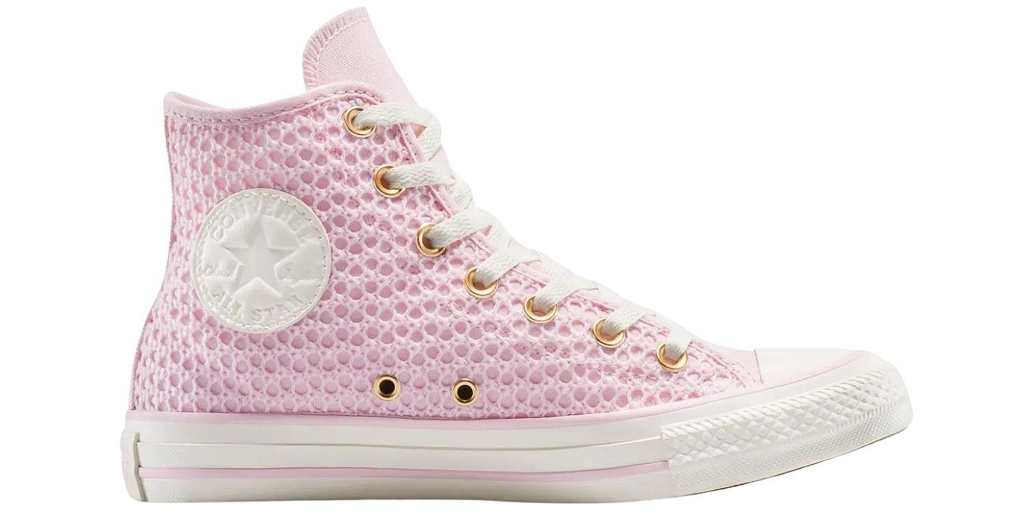 chaussures Converse Chuck Taylor All Star Knit Hi - A13643/Sugar Berry/Egret/Summit Pink - women´s