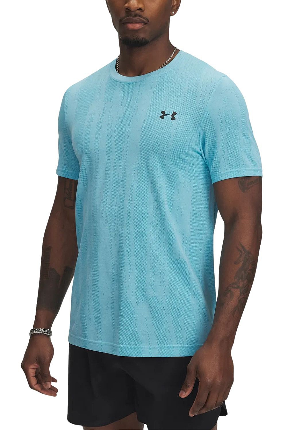 рубашка Under Armour Vanish Seamless Novelty - Stream/Black - men´s