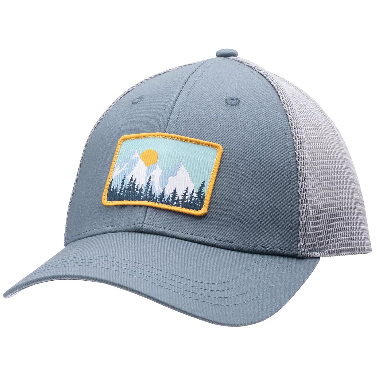 šiltovka Hi-Tec Raigo Trucker - Silver Pine/Rectangle Badge