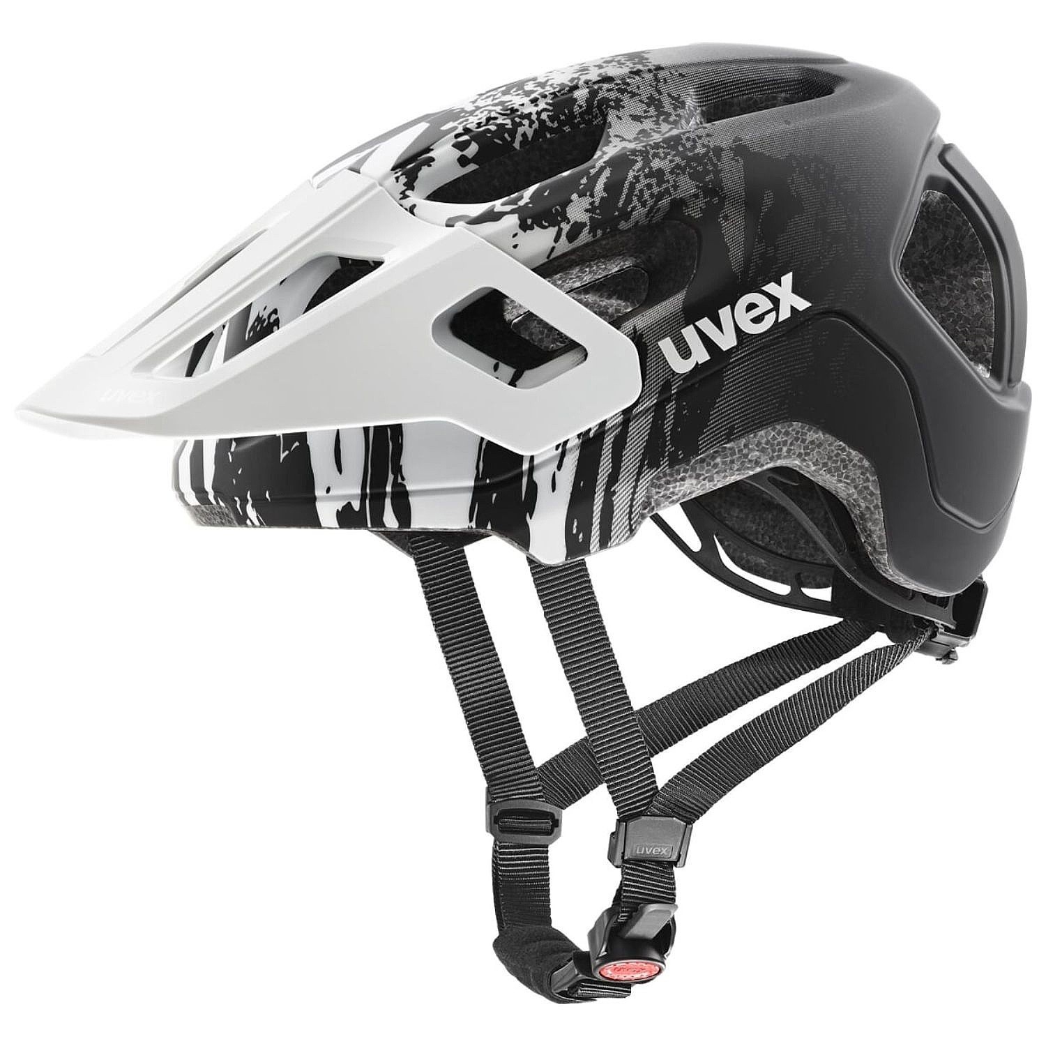 casco Uvex React Jr. - White/Black Matt - unisex junior