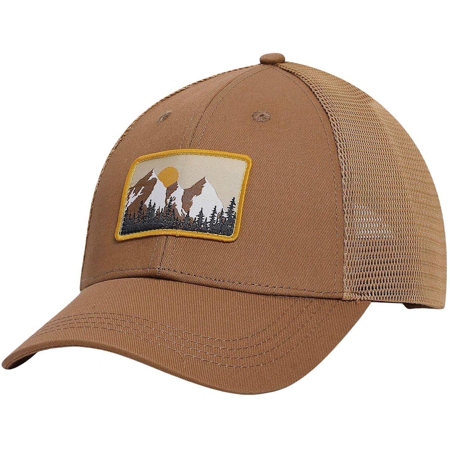 gorra con visera Hi-Tec Raigo Trucker - Fossil/Rectangle Badge