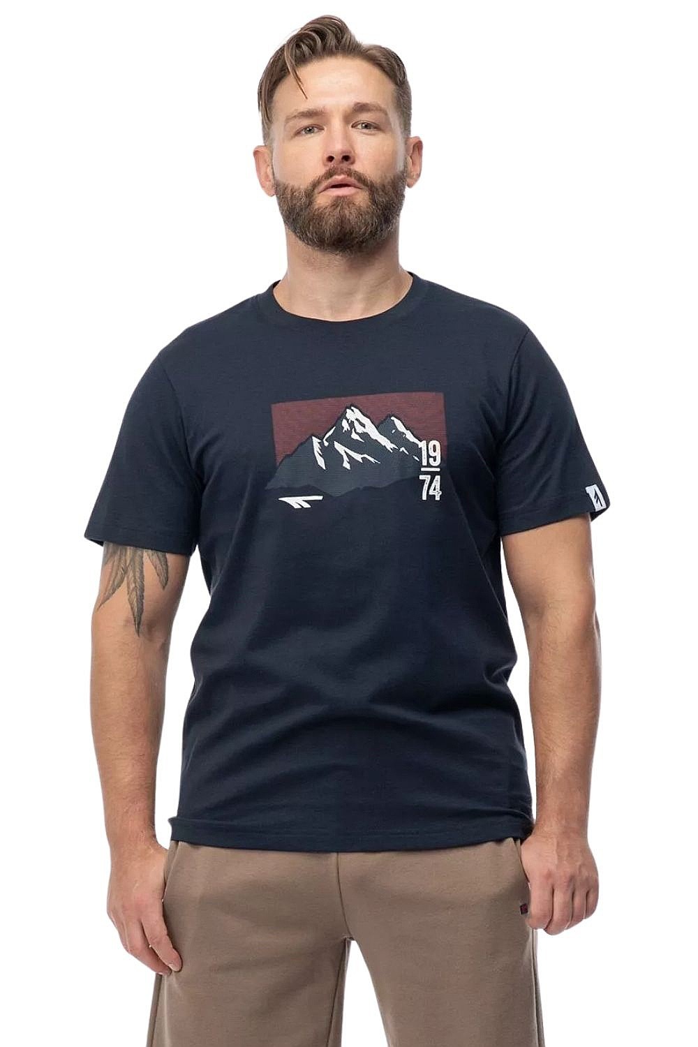 tričko Hi-Tec Rawal - Sky Captain - men´s