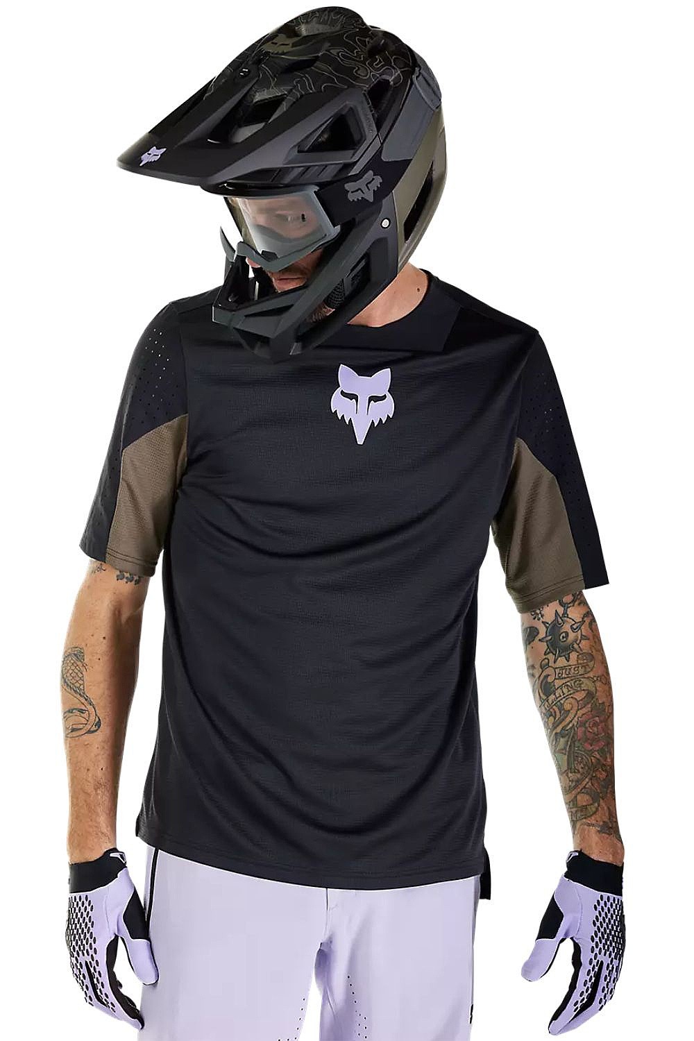джерси Fox Defend Jersey Park - Black - men´s