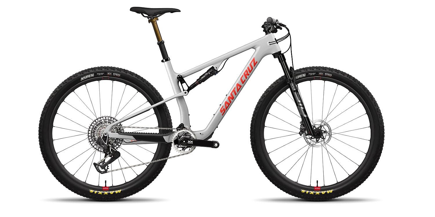 rower Santa Cruz Blur 4 CC XX AXS RSV 29" - Matte Silver