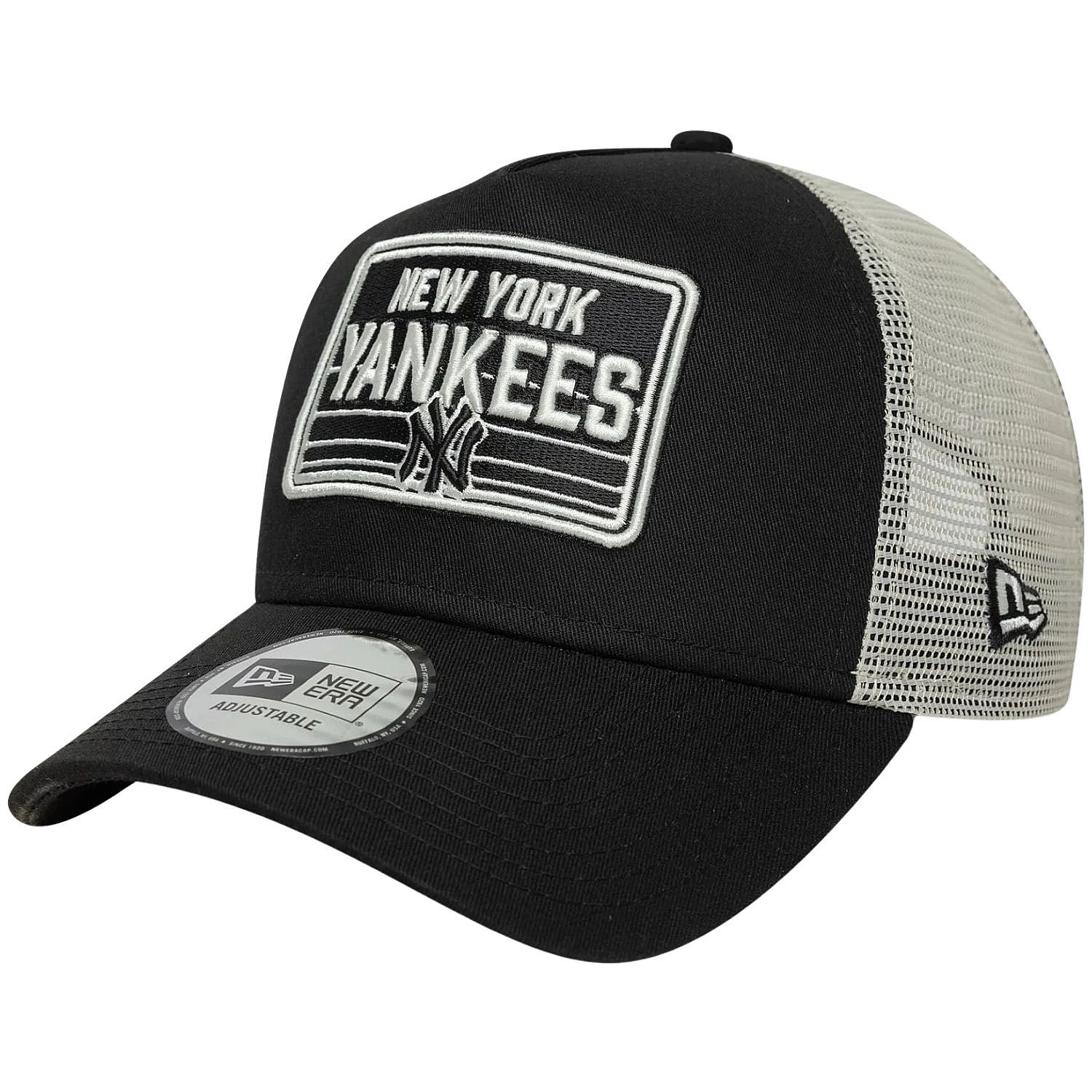 casquette New Era 9FO AF Patch Trucker MLB New York Yankees - Black - men´s