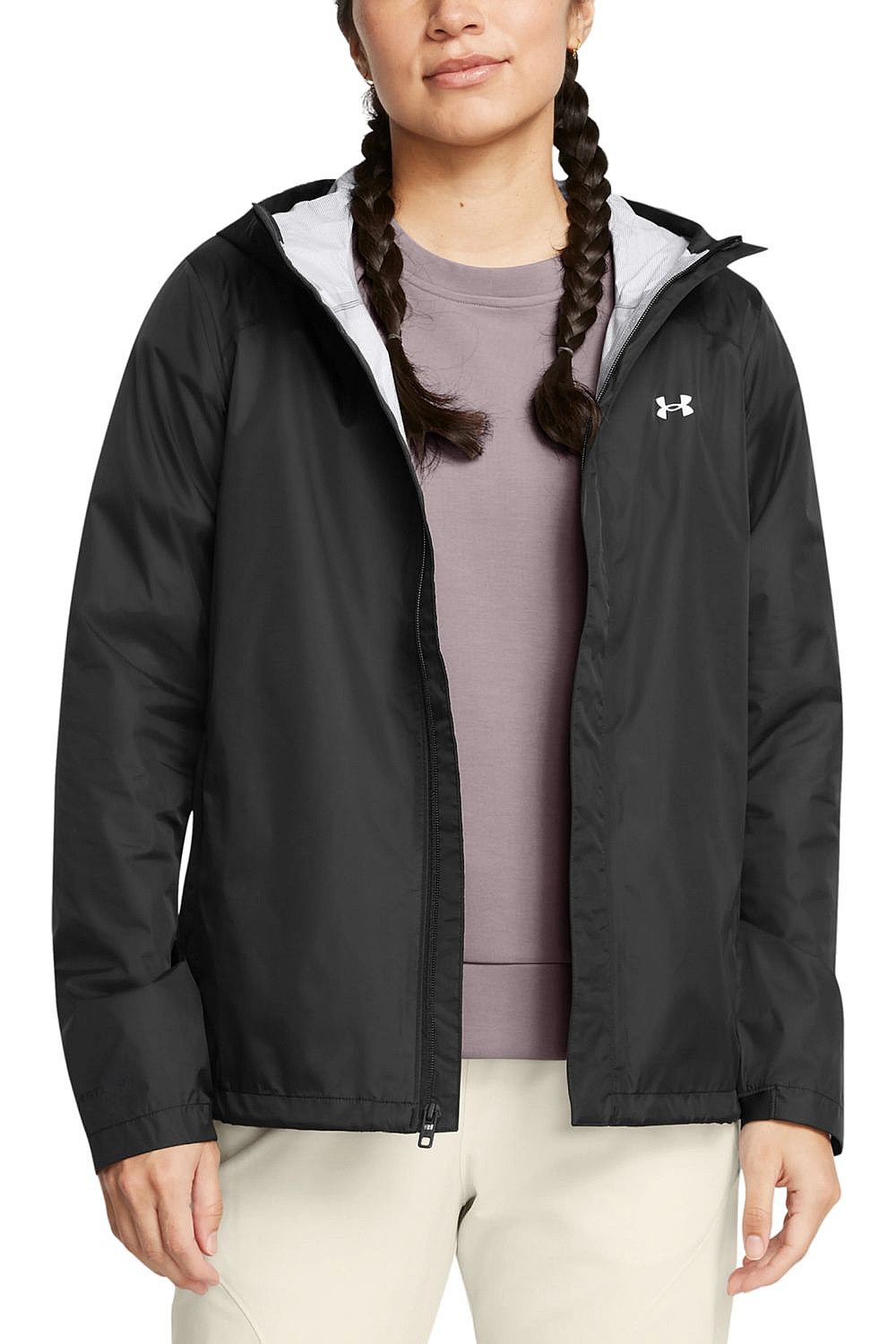 jacket Under Armour Cloudstrike - Black/White - women´s