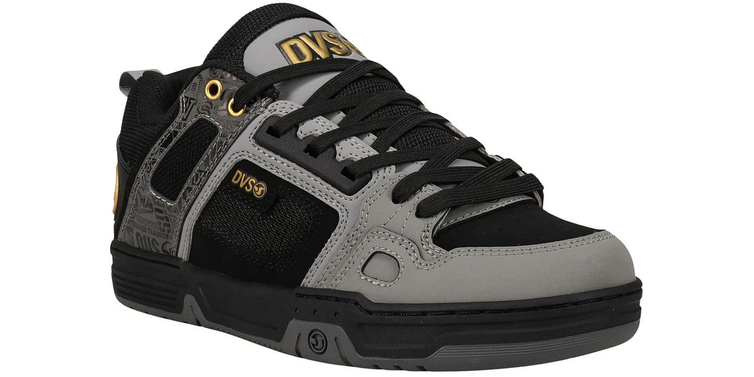 chaussures DVS Comanche - Gray/Black/Gold/Nubuck - men´s