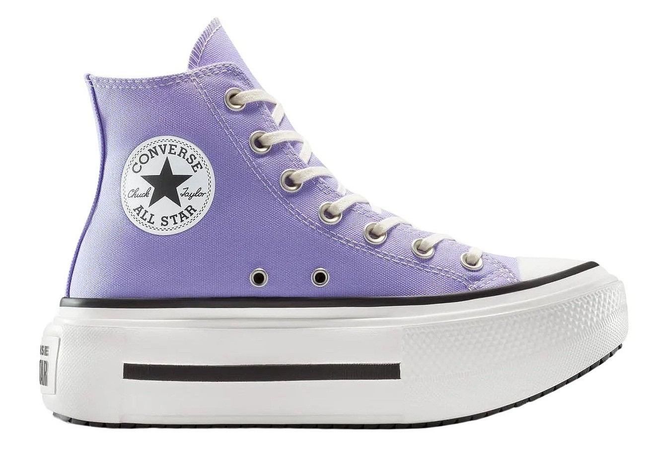 Schuhe Converse Chuck Taylor All Star Lift Double Stack Hi - A15206/Violet Heat/Egret/Black