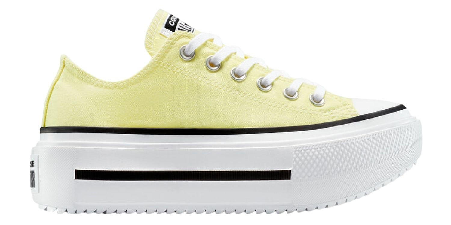 обувь Converse CTAS Lift Double Stack Platform OX - A16283/Lemon Slushy/White/Black - women´s