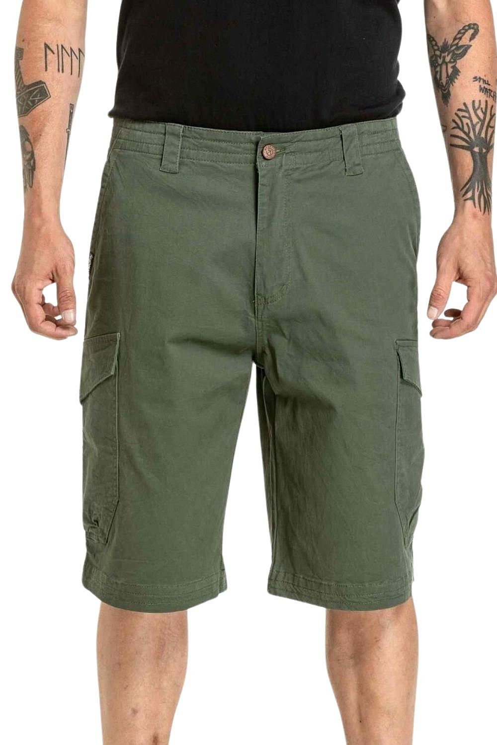 kraťasy Meatfly Icon 2.0 - Bronze Green - men´s