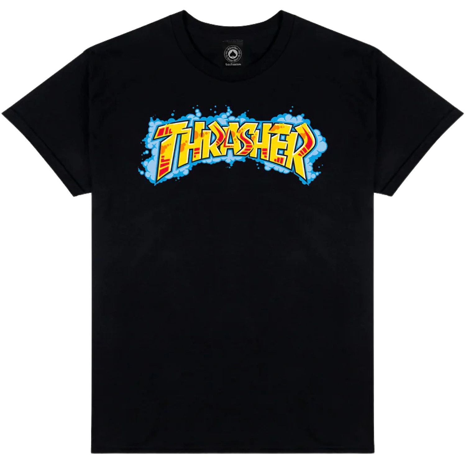 shirts Thrasher Graff - Black - men´s