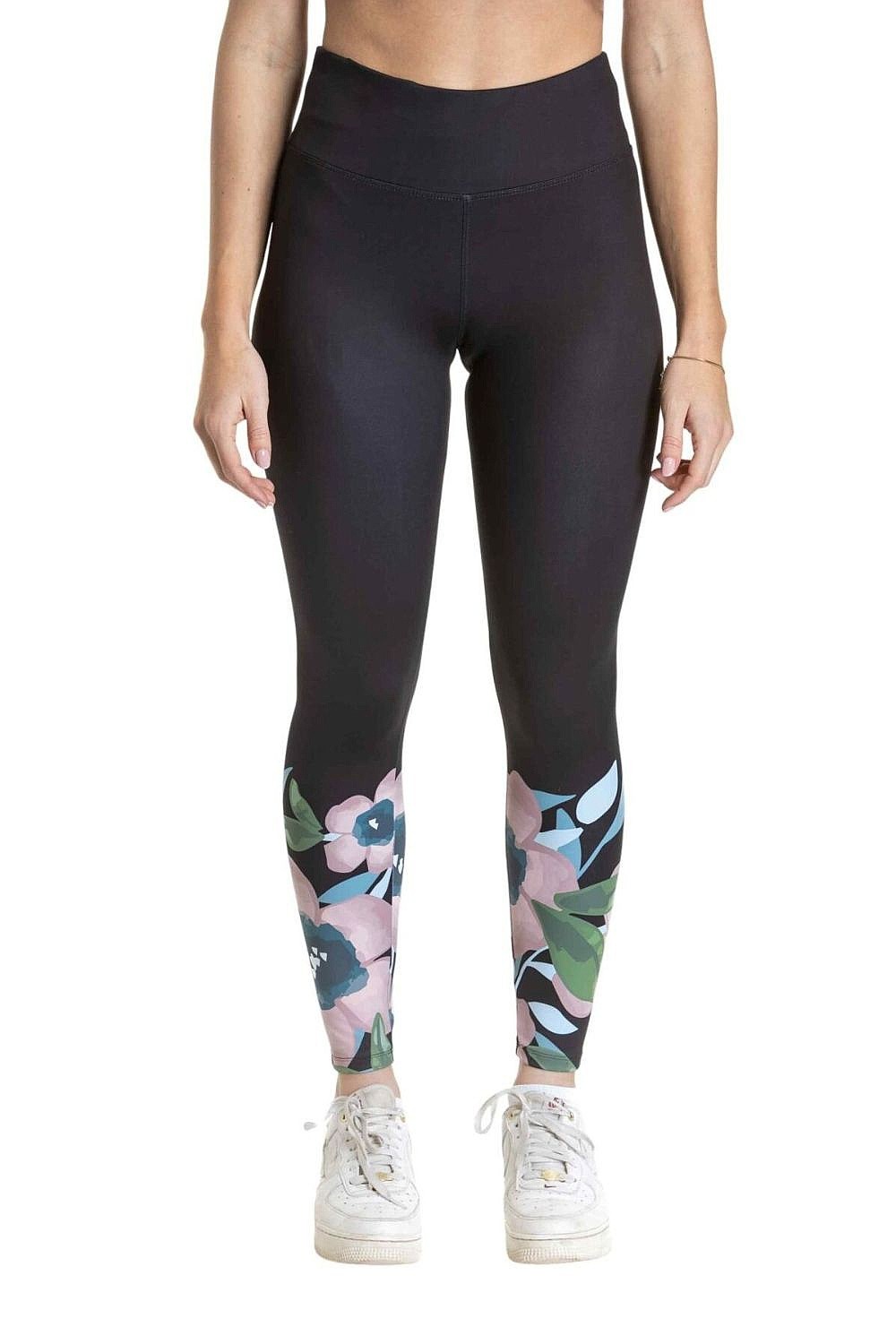 legginsy Meatfly Arabel - Pink Flowers