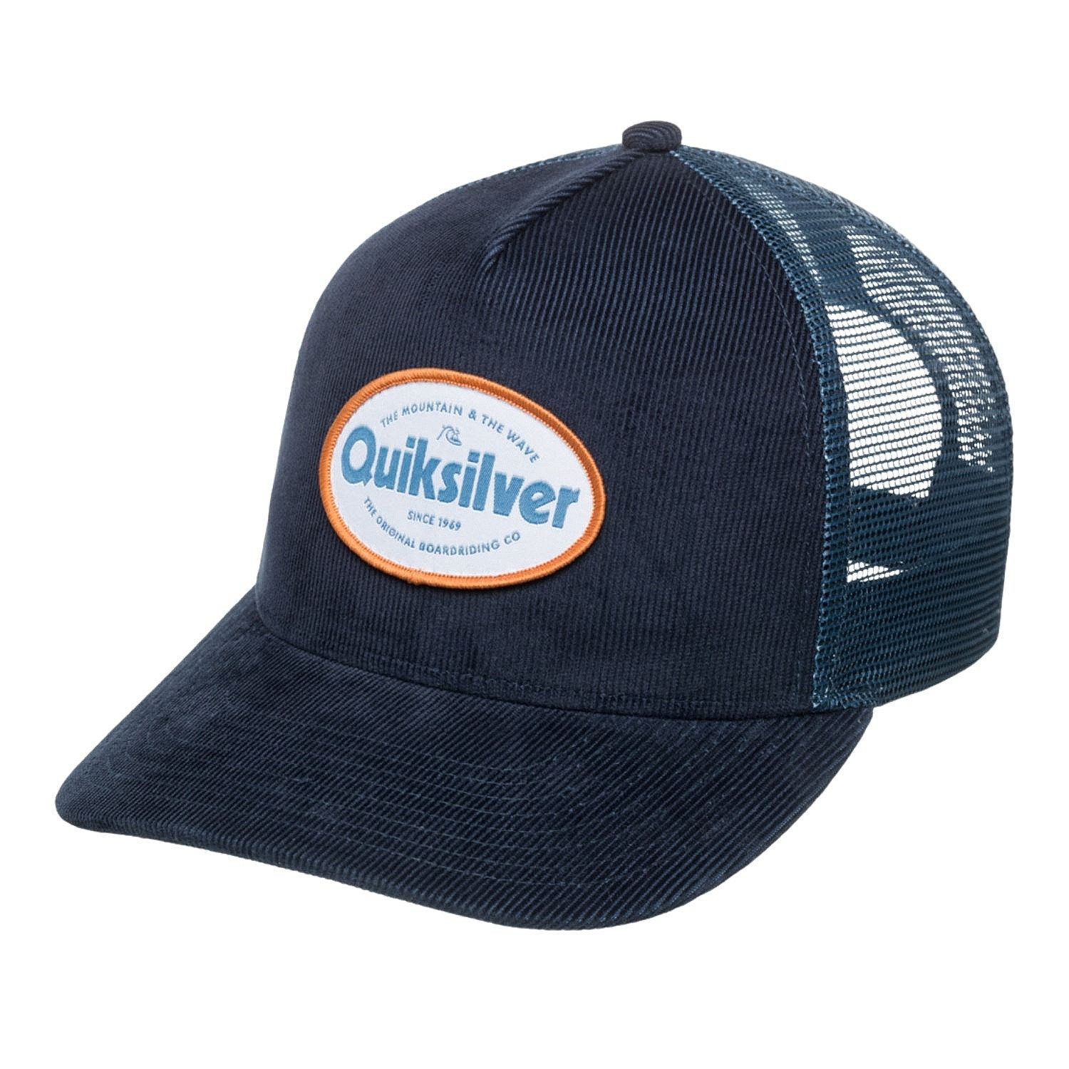 Kappe Quiksilver Happy French Hours Trucker - KTP0/Dark Navy - men´s