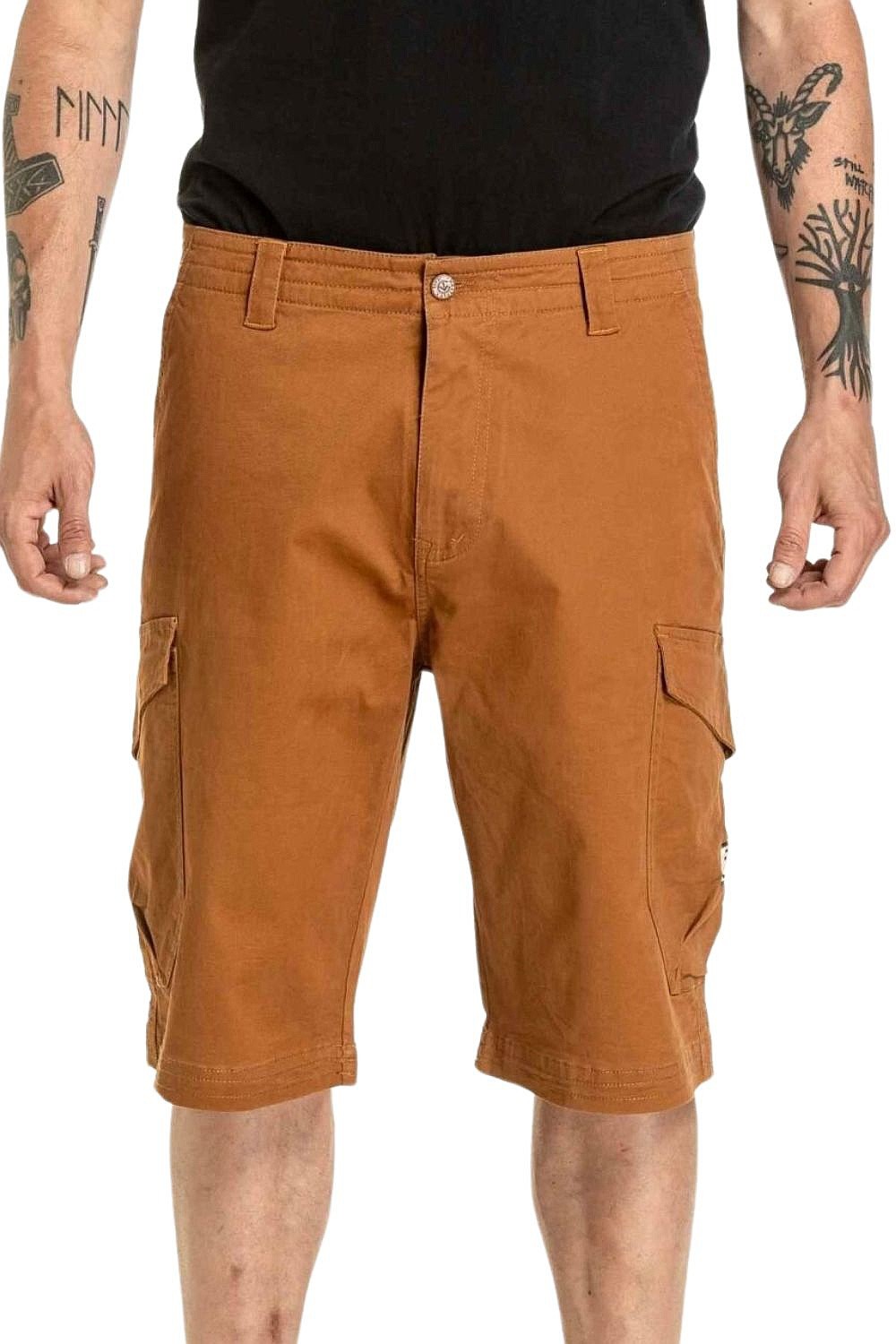 kraťasy Meatfly Icon 2.0 - Brown - men´s