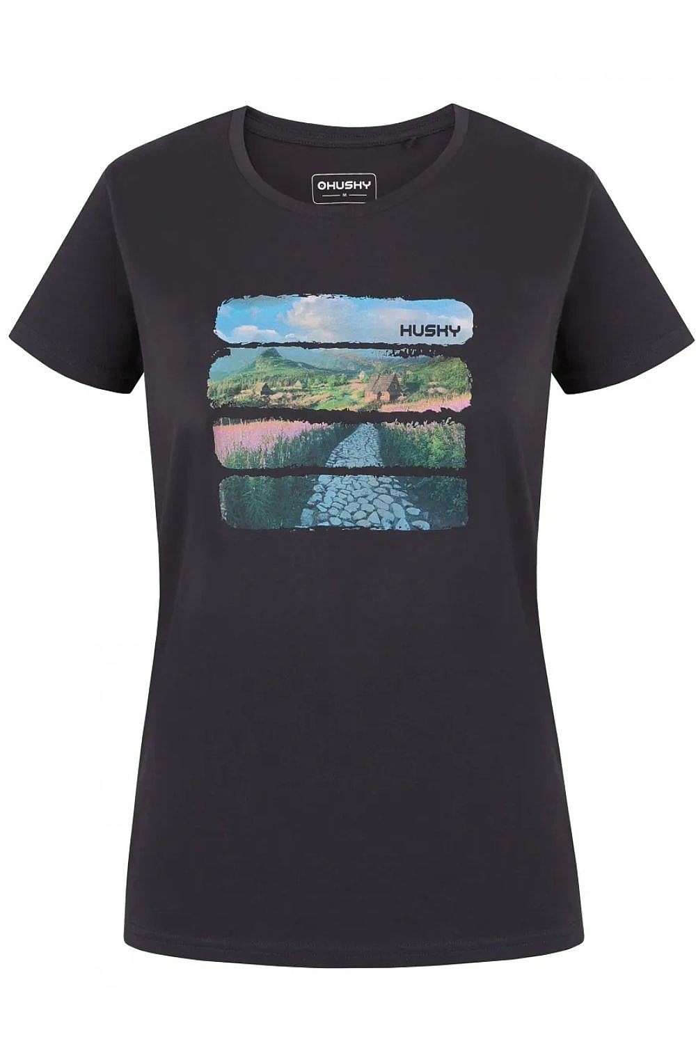 T-Shirt Husky Flo - Dark Grey - women´s