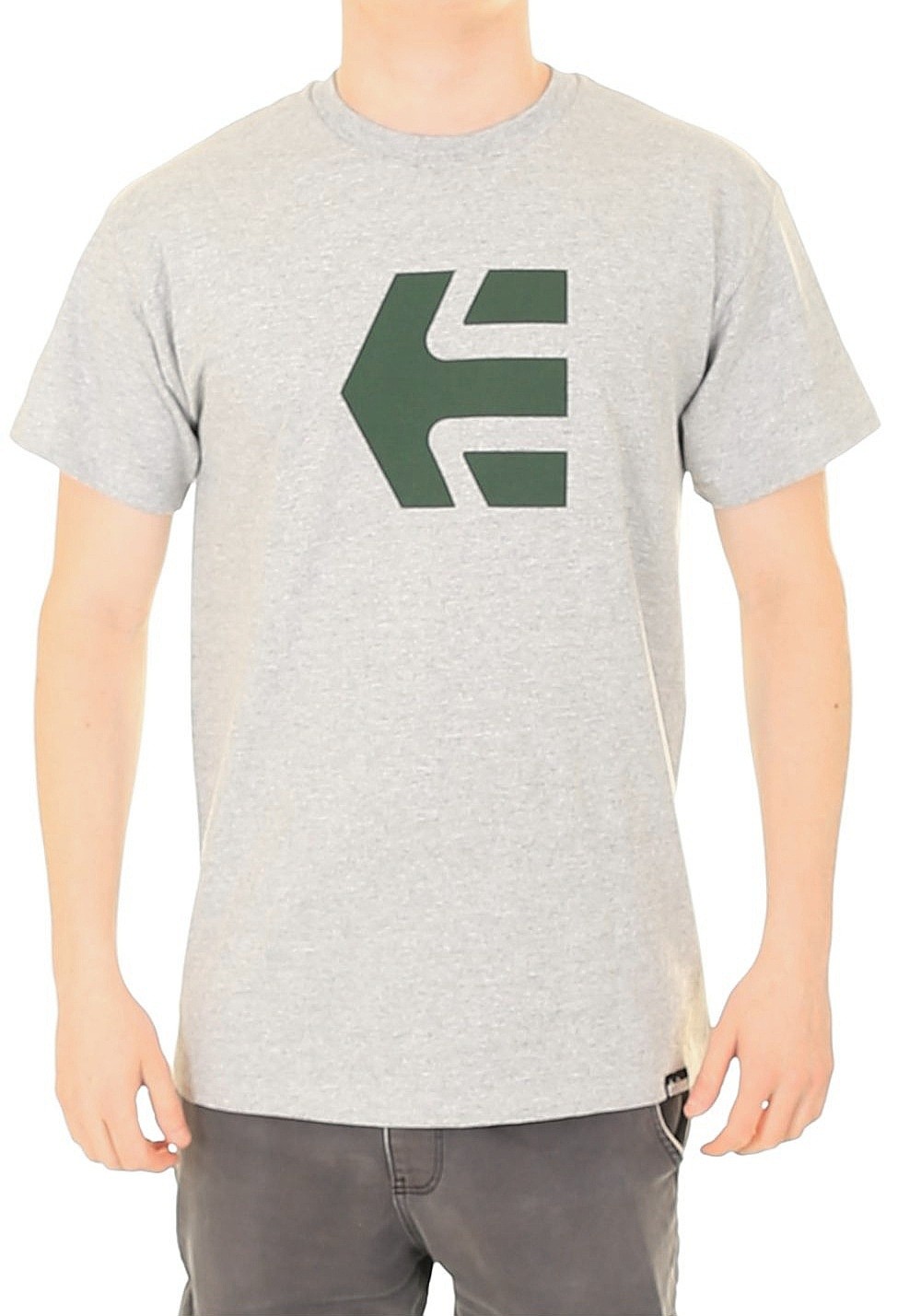 camisa Etnies Icon - Heather Grey - men´s