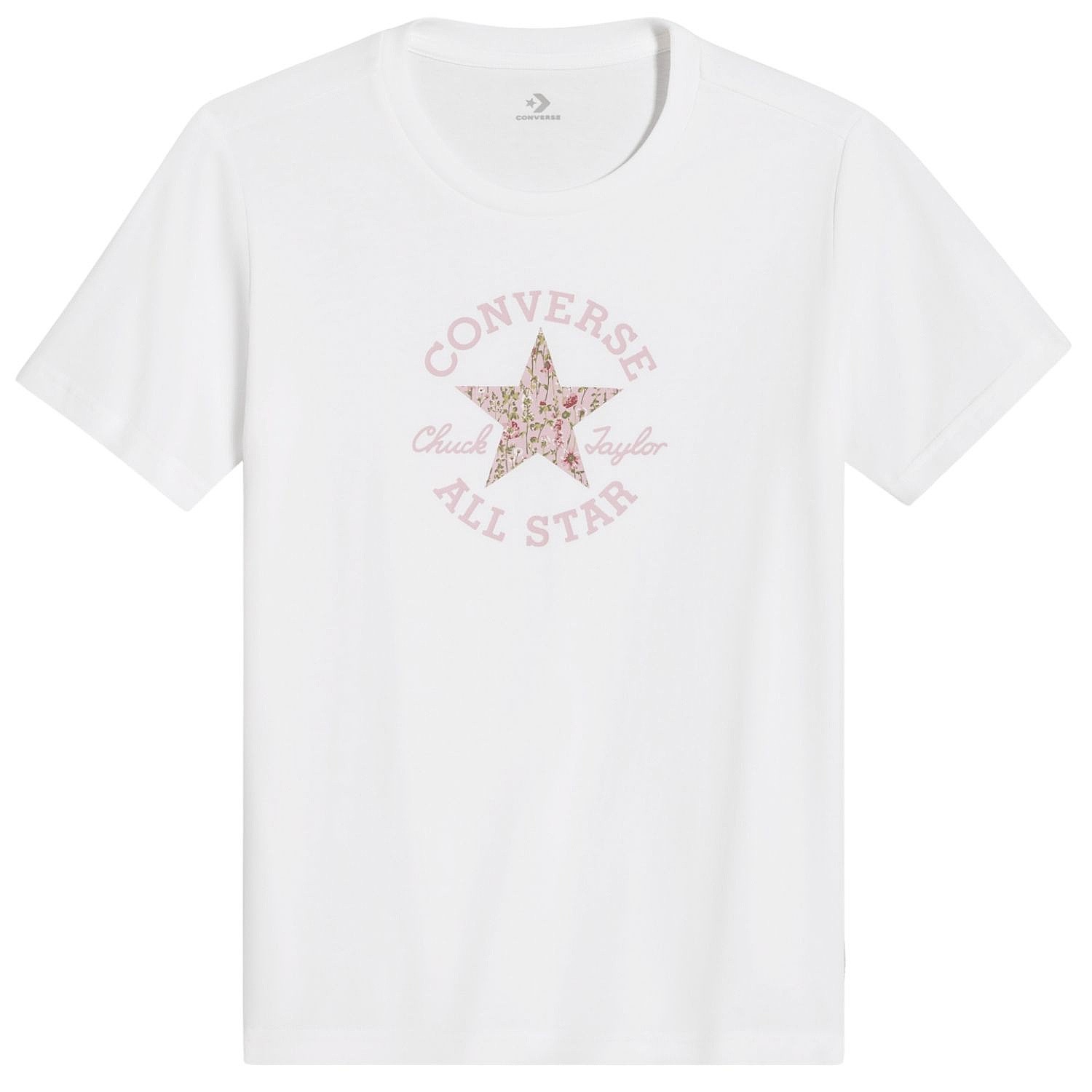 T-shirt Converse Floral Chuck Taylor/10027751 - A01/White - women´s