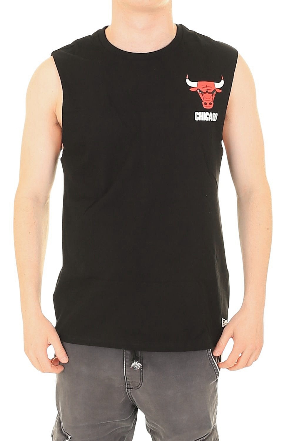 tílko New Era Graphic NBA Chicago Bulls - Black