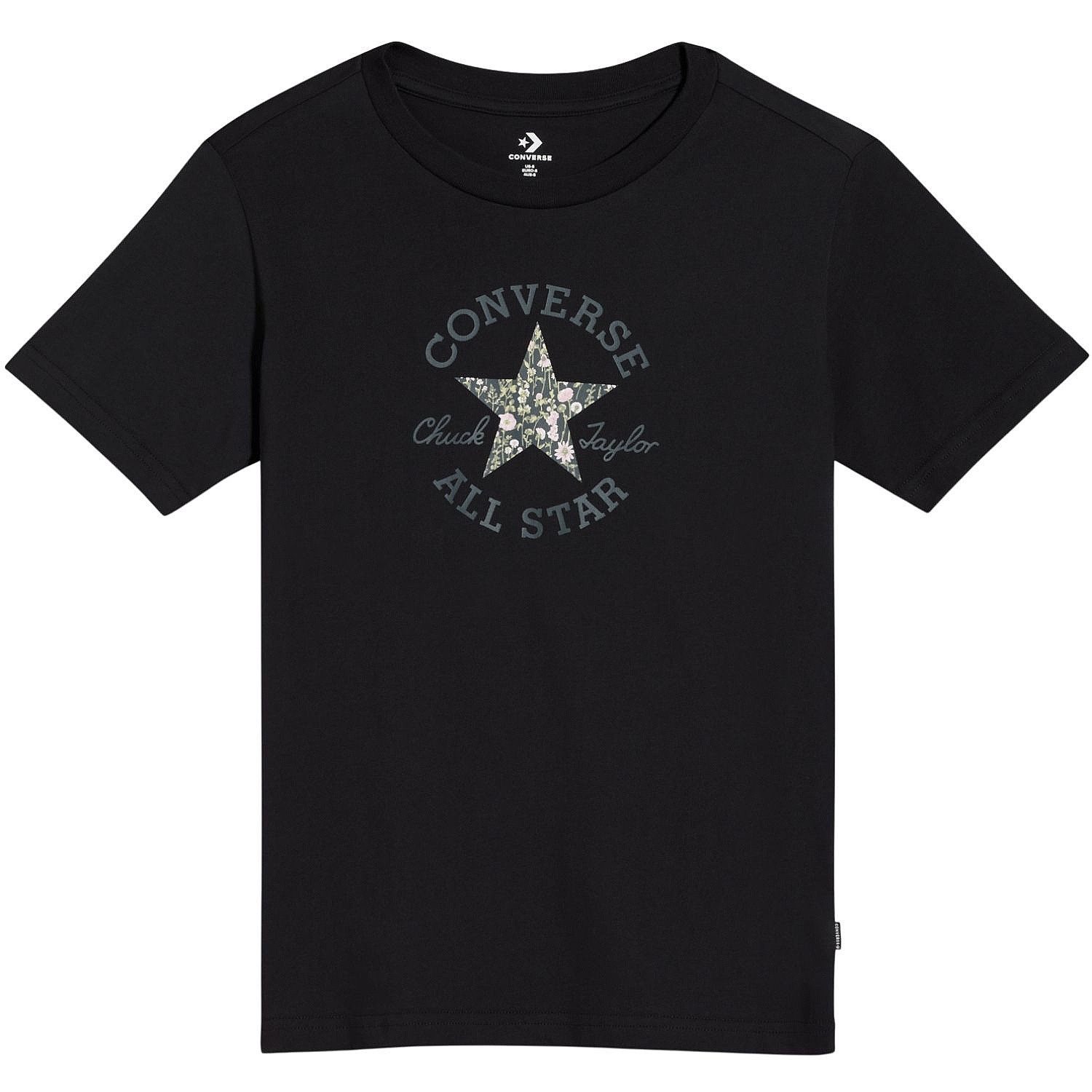 T-shirt Converse Floral Chuck Taylor/10027751 - A02/Converse Black - women´s