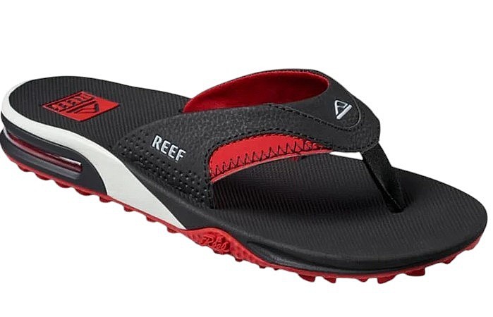 tongs Reef Fanning Pregame - Black/Red - men´s