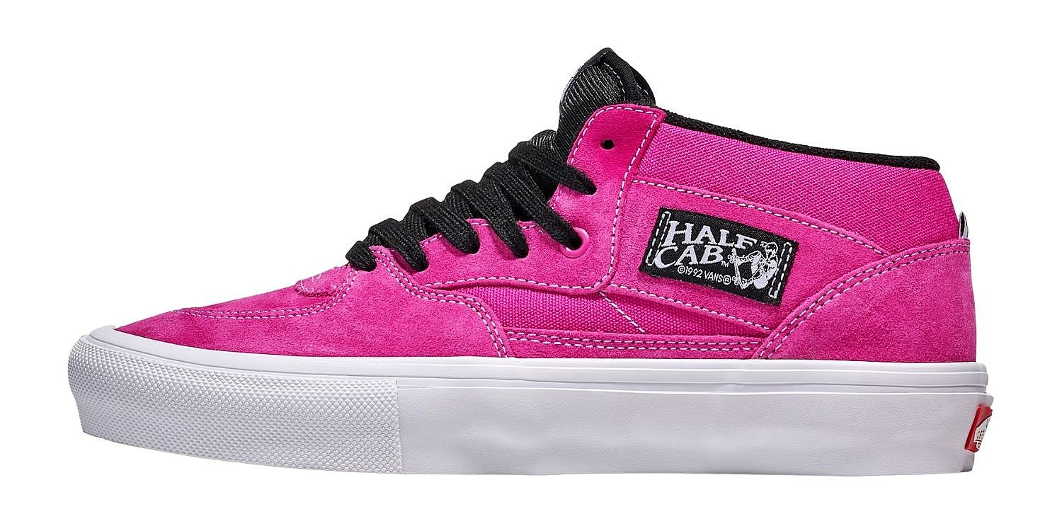 chaussures Vans Skate Half Cab - Pop Hot Pink - men´s