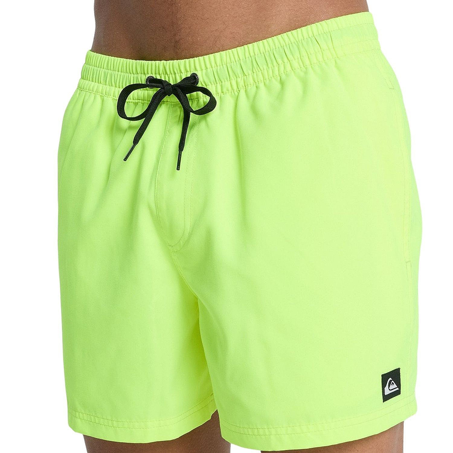 koupací šortky Quiksilver Everyday Solid Volley 15 - YHJ0/Safety Yellow