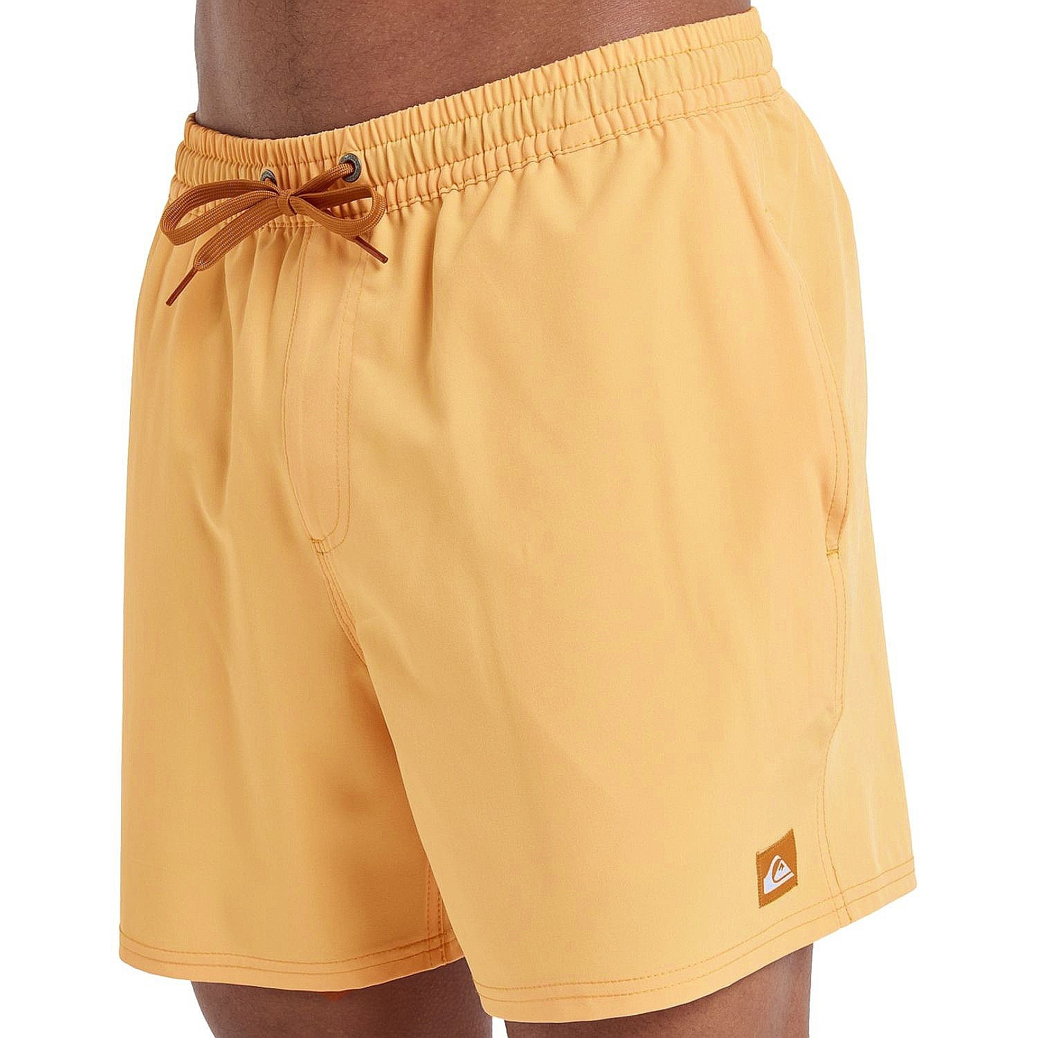 Badeshorts Quiksilver Surfsilk Solid Volley 16 - NGR0/Chamois - men´s
