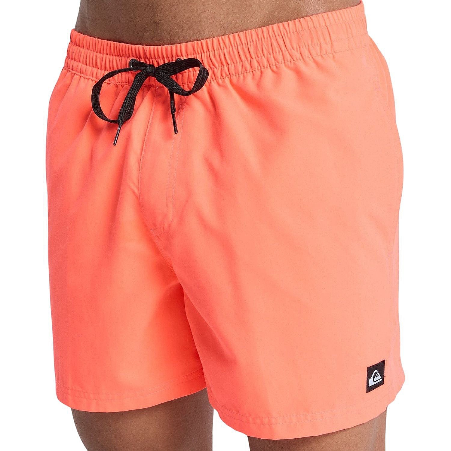 плавательные шорты Quiksilver Everyday Solid Volley 15 - MKZ0/Fiery Coral - men´s