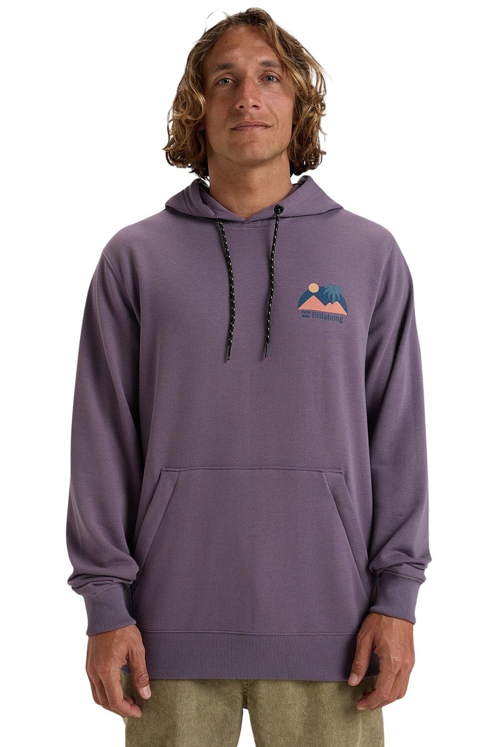 mikina Billabong Compass Pullover - PMW0/Lavender - men´s