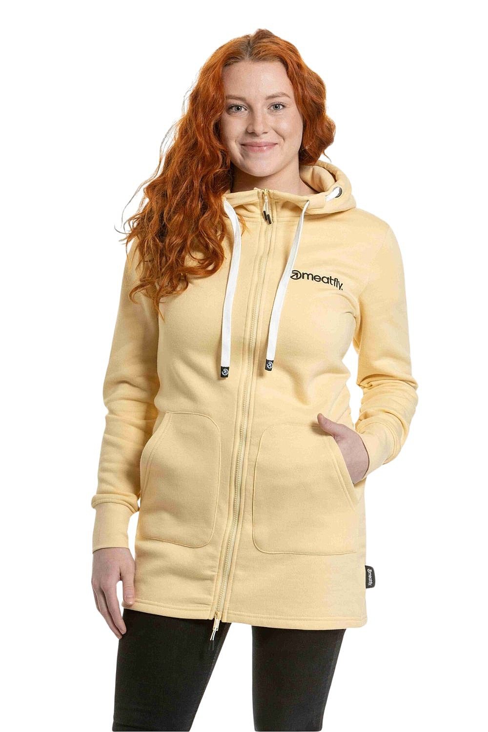mikina Meatfly Clair Zip - Straw