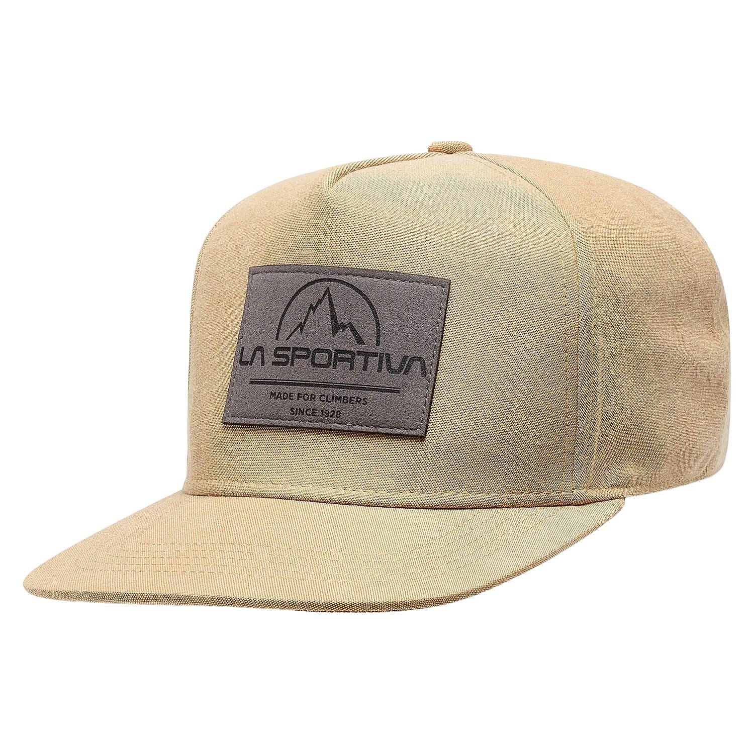 gorra con visera La Sportiva Flat - Savana/Carbon