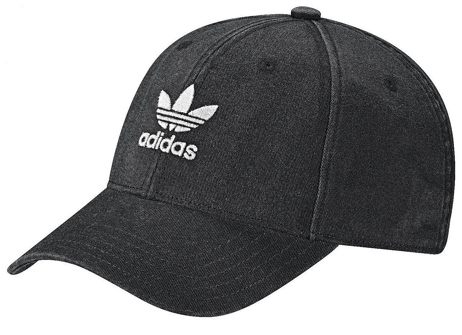 Kappe adidas Originals Washed Adicolor Baseball Youth - Black/White - unisex junior