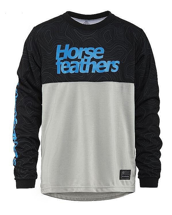 джерси Horsefeathers Fury LS - Mineral Gray - unisex junior