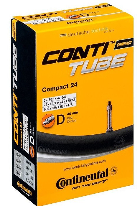 duše Continental Compact 24"x1.40"-1.75" DV 40mm - 0181311/Black