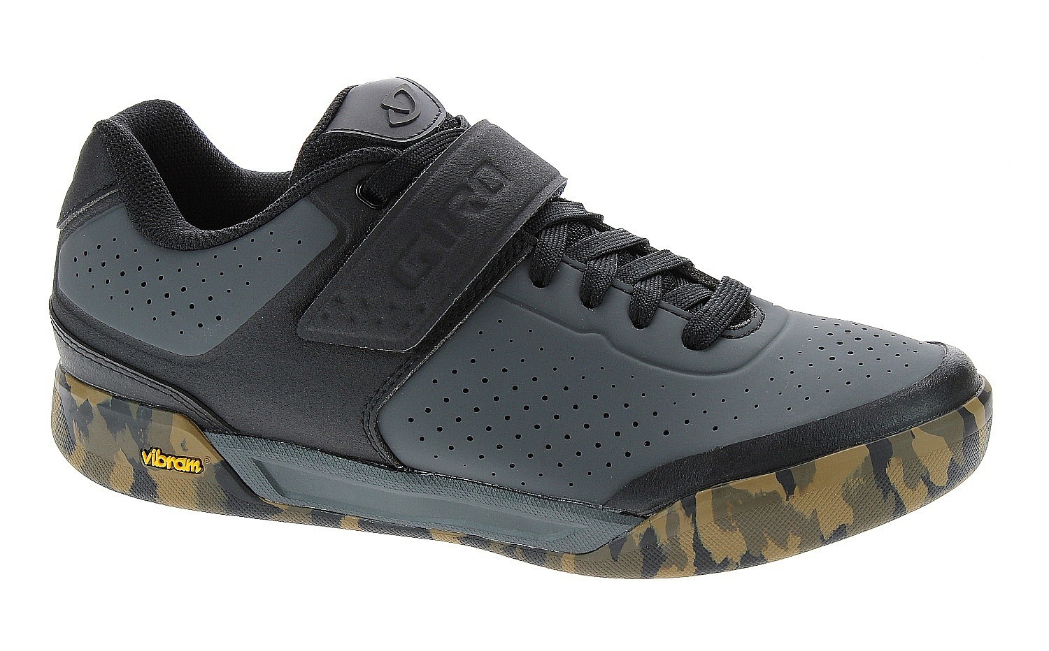 sko Giro Chamber II - Black/Dark Shadow/Gum - men´s