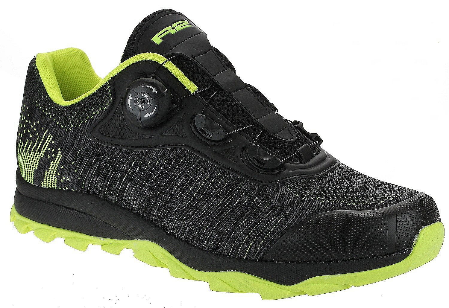 topánky R2 Orion - Black/Neon Yellow
