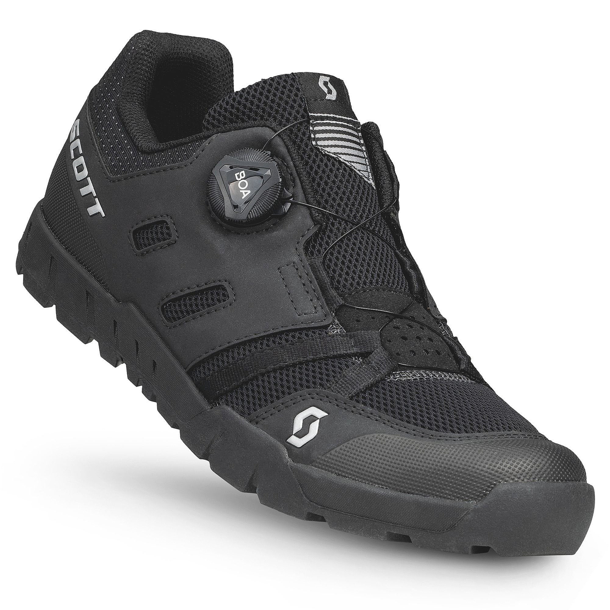 boty Scott Sport Crus-r Flat Boa - Black/Silver