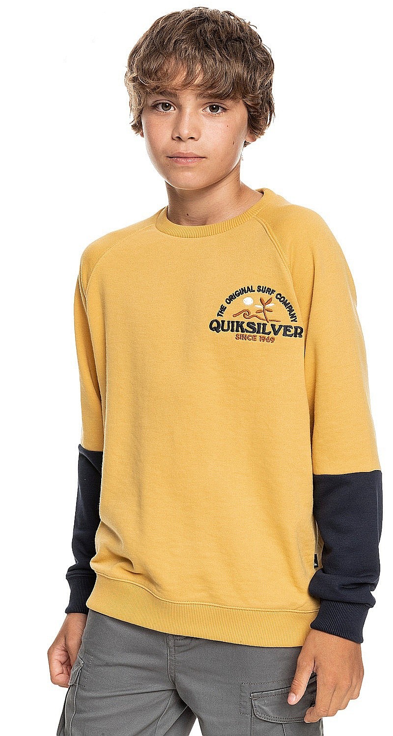 кофта Quiksilver Open Spot Crew - YHP0/Rattan - boy´s