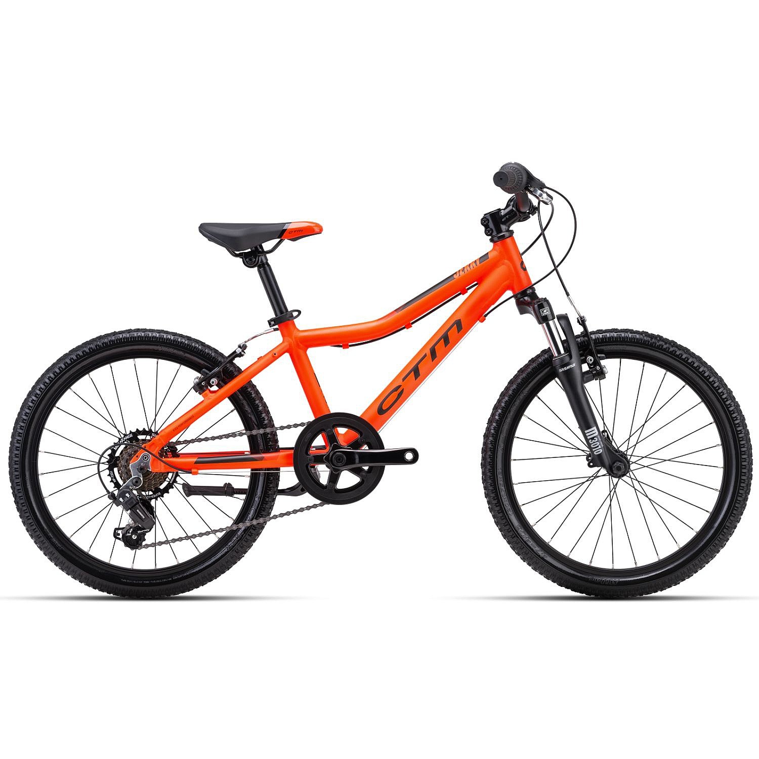 bicykel CTM Jerry 2.0 20" - Matte Neon Orange/Black - unisex junior