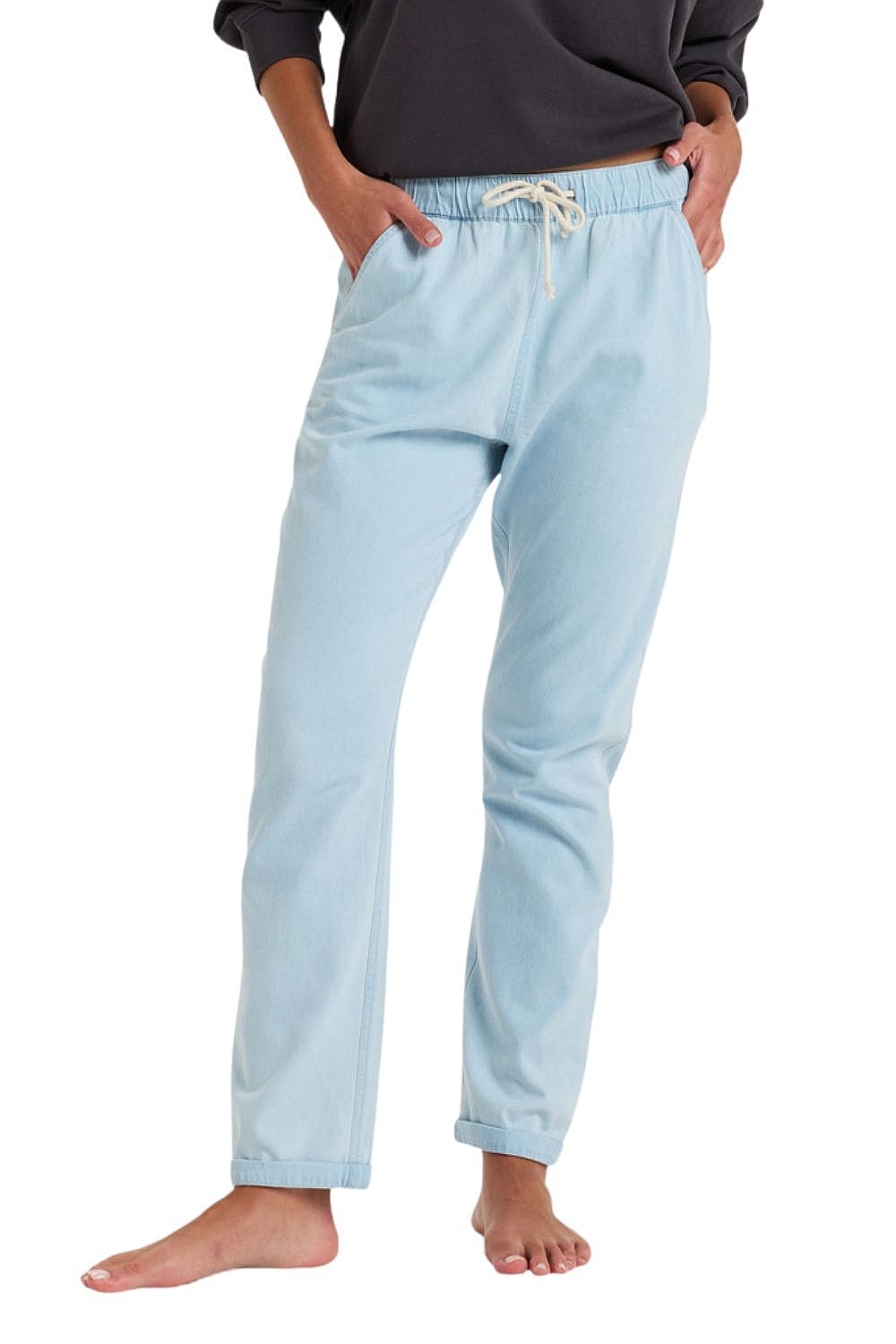 jeansy Roxy Slow Swell Regular - BFG0/Light Blue - women´s