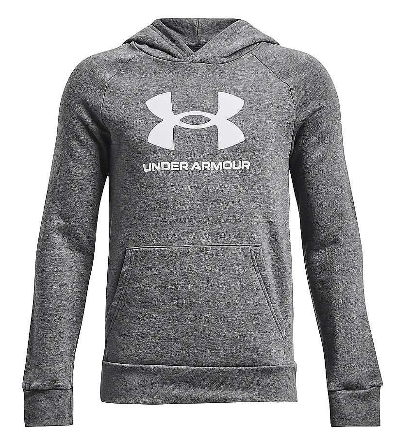 Sweatshirt Under Armour Rival Fleece Big Logo Hoodie - Gray - boy´s