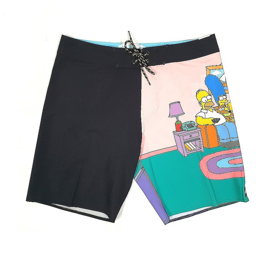 kúpacie šortky Billabong Simpsons Family Couch Pro - Black