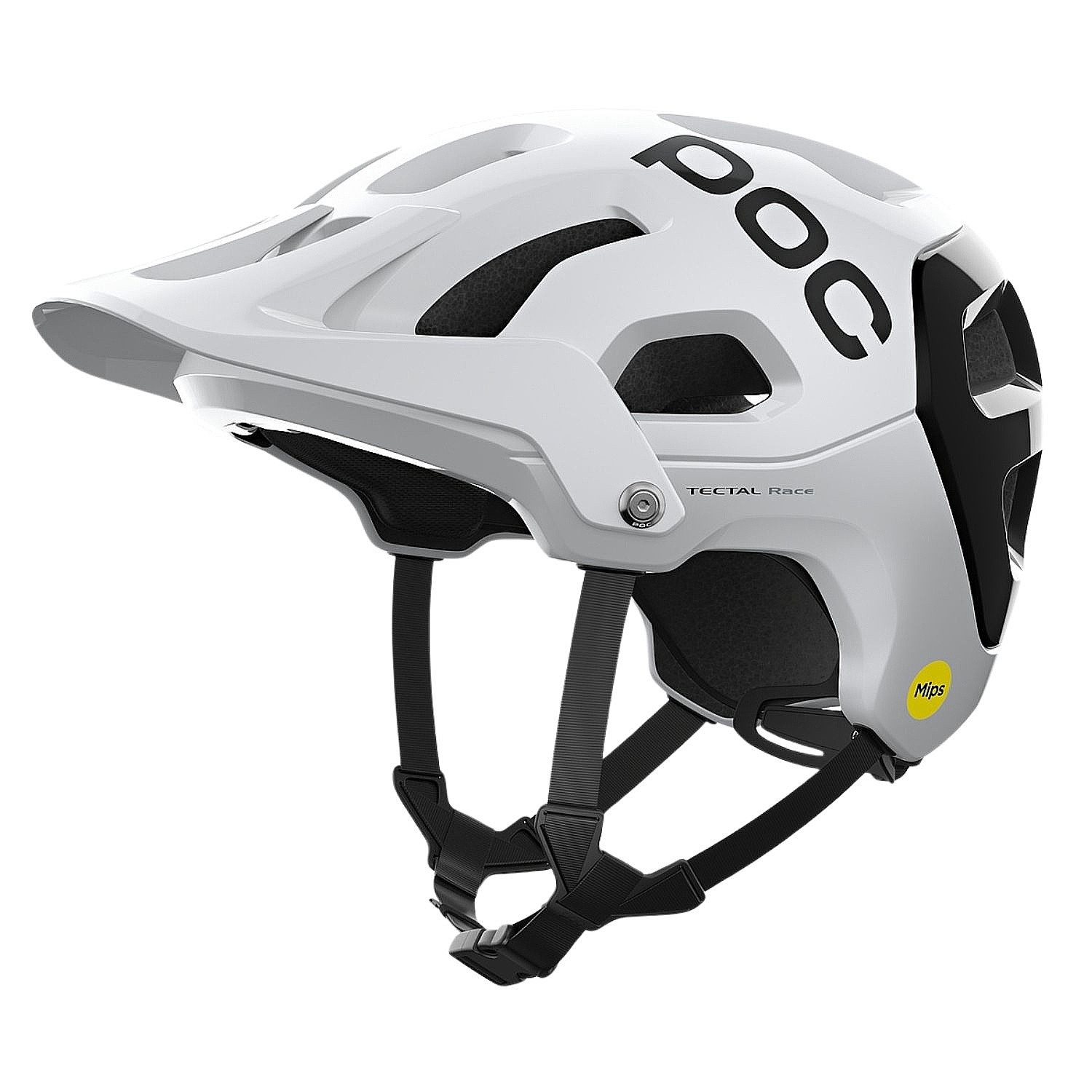 helma Poc Tectal Race Mips - Hydrogen White/Uranium Black
