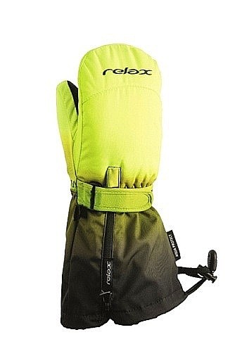 glove Relax Puzzyto - RR17J/Black/Neon Yellow - kid´s
