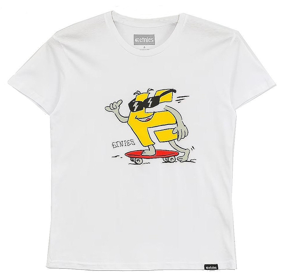 camisa Etnies E Skate - White - unisex junior